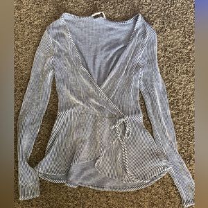 Flowy striped blouse